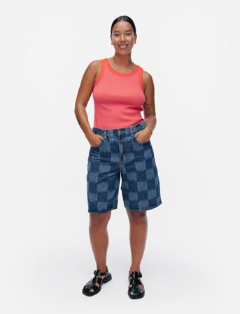 Marimekko Maridenim Marssi Jäkälä - Blue - 28