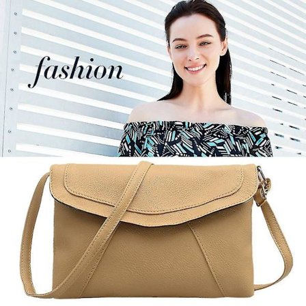 PU-läder Dam Messenger Bag Liten Diagonal Axelväska