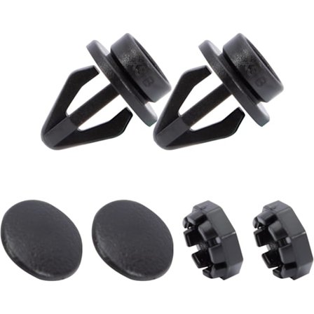 2 stk. udskiftningsclips til hattehylde 799161KA2A, bageste hyldeklips kompatible med Nissan Juke 2010-2014