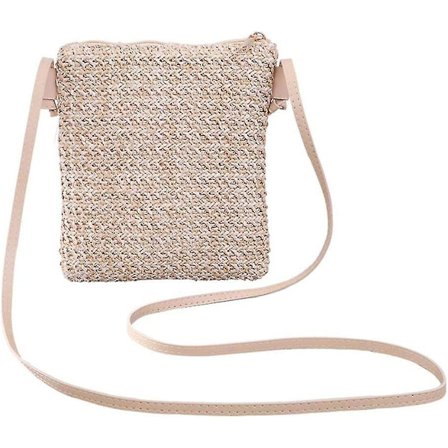 Halmpose til kvinder, Rejse Sommer Strandpose Fiskenet