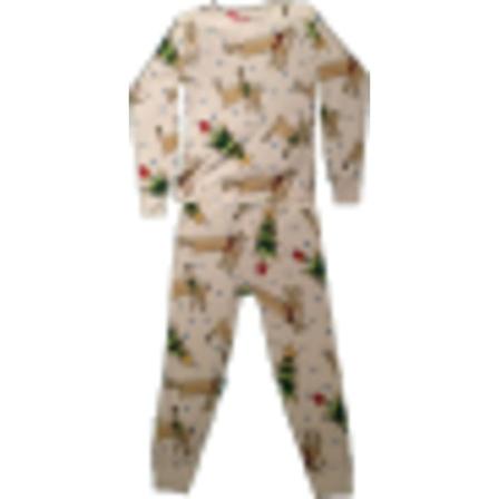 Julpyjamas 2-delad -renar & Granar 130cl(stor Mer 140-146cl)