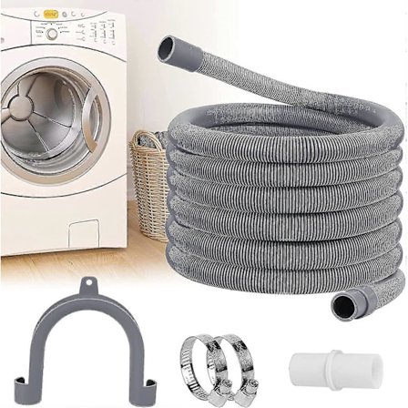 Avløpsslange for vaskemaskin, Universal avløpsslange, Vannavløpsslange, Vaskemaskin slange, Forlengelsesslange for oppvaskmaskin og vaskemaskin 20mm*