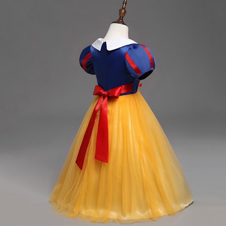 Puffærmet Snehvide Kjole cm .4