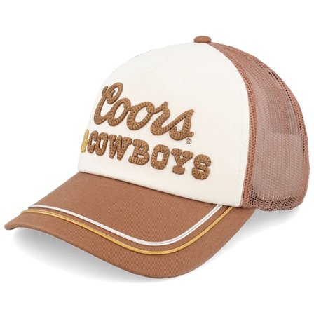 American Needle - White trucker Caps - Coors Radler Brown/Ivory Trucker @ Hatstore