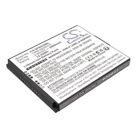 Batteri til stregkodescanner til Unitech EA630, EA630 Plus