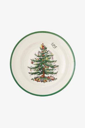 Spode - Lautanen Christmas Tree, halkaisija 27 cm - Valkoinen - Lautaset - - Homeroom