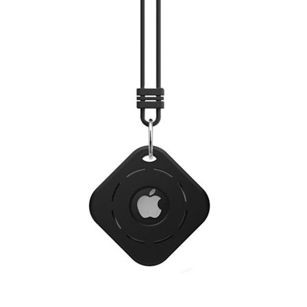 Apple AirTag case with a holder - Black