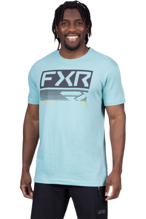 FXR Elevate Premium T-shirt Bermuda/Asfalt L