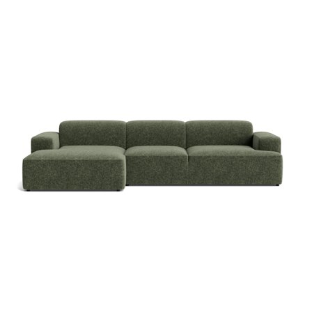 Madrid XL chaiselong sofa, venstrevendt - Genesis Grøn - 317x101x75 - Sofa, chaiselong