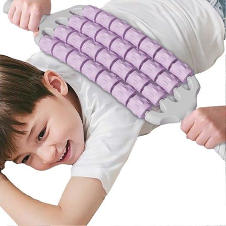 Rulle til muskler Fascia Massageværktøj, Bærbar dybvæv Bøjelig rulle til hjemmegymnastik PostWorkout Recovery (FMY)