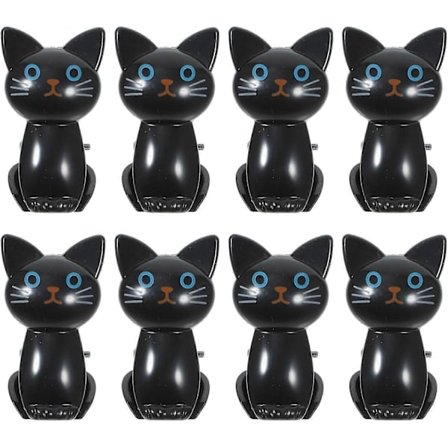 8 st Katttförslutningsklämmor Söta Matförpackningsklämmor Brödklämmor Chippsklämmor Färskhållningsklämmor Djur Klädnypor