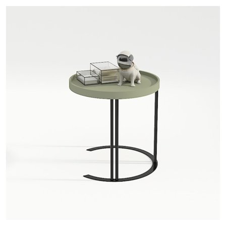 Sidebord KEIRA D50xH50cm, grønn