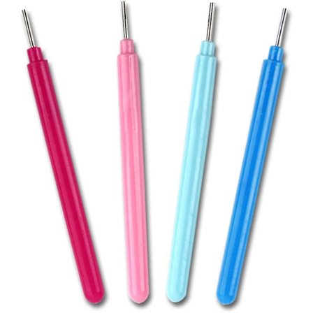 Floranea 4 kpl paperi rullaustyökalut lovettu sarja rullaus kihartaminen rullaustyökalu kynä ruusu sininen taide askarteluun diy 