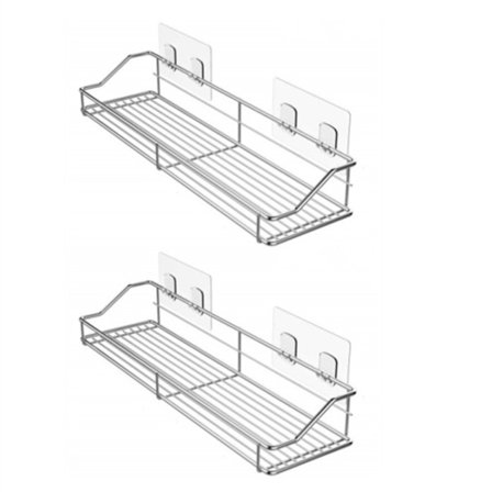 2 st duschhylla korg badrumsarrangör kök kryddhylla R