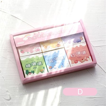 300 ark dekorative klistermærker i æske D