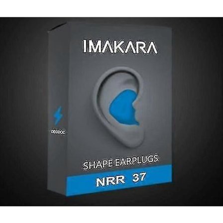 Melua vaimentavat korvatulpat, muotoiltavat korvatulpat, 37 dB korkein NRR, uudelleenkäytettävä kuulosuojaus