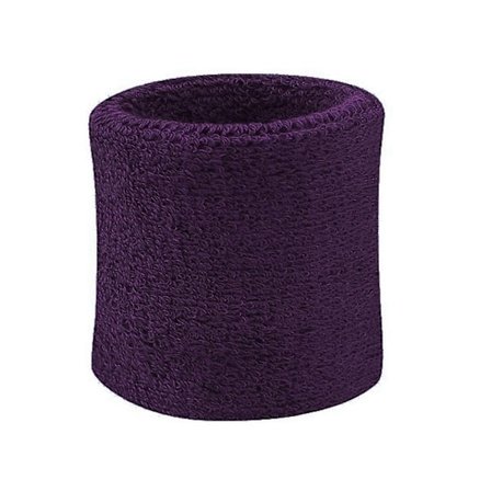 Svettband - Vristband - Korta [8cm] - Dubbelpack - Mörklila