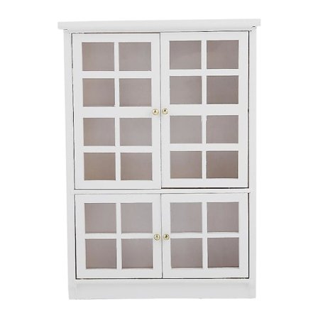 1:12 Dukkehus Mini Træ Tre Lag Display Kabinet Bogreol til Dukker