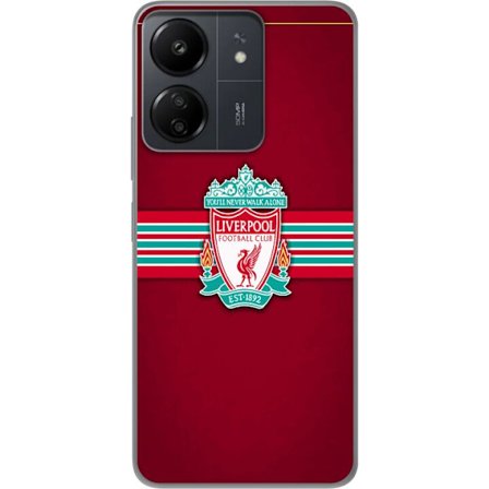 Kompatibel Mobilcover til Xiaomi Redmi 13C Liverpool FC fodboldtrøje rød supporter merchandise