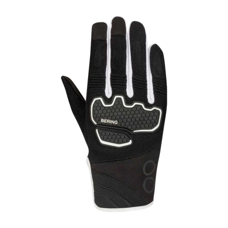 Rukavice MC Bering Breeze Černá/Bílá XL