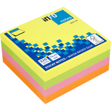 Notisblokk Mix 75x75mm