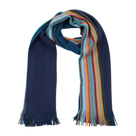 Paul Smith - Halsdukar - Blå - Herr - Storlek: One Size, Herr, Storlek: ONE SIZE