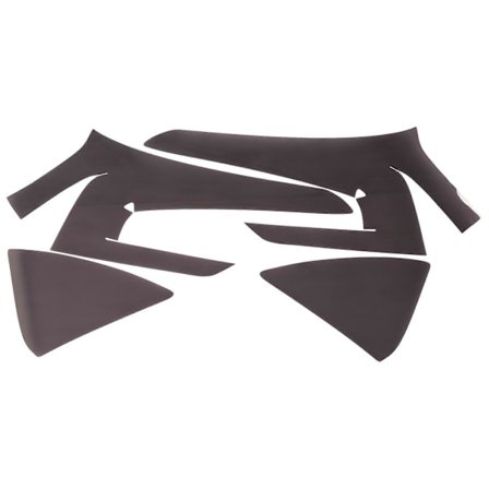 For Tesla Model 3 Highland 2024 Bil Baklykt Beskyttelsesfilm TPU Baklampe Deksel Klistremerke Trim - Røkt Svart