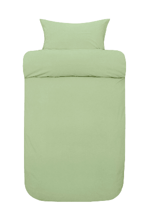Høie of Scandinavia Fröya ekologisk bomull bäddset 150x210 cm Sovrum Unisex Grön 150x210/50x60