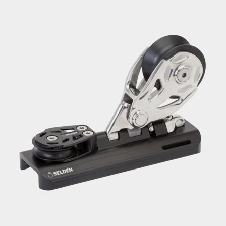 Seldén System 42 - Genoa Ball Bearing Car, Single Roller Bearing Sheave, 2:1 Purchase (444-190-01)
