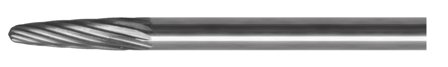 Ironside 200800 Fil Medium-S, spets, rundad topp 13 x 3 mm, Fräsa & hyvla