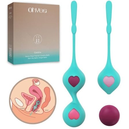 OHYES Kegel Bolde - Geisha Kugler til begyndere - træning af bækkenbunden