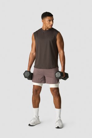 ICANIWILL - Stride 2-in-1 Shorts Men Midnight Purple - Herre - ICIW