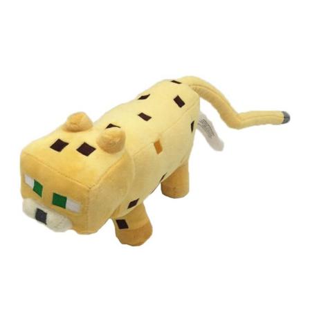 (yellow Cat-45cm) Minecraft Creeper Enderman Plyschleksakspixel