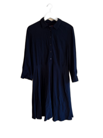 Marinblå skjortklänning Tommy Hilfiger