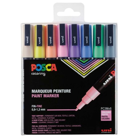 PC-3M Pastel Colours 8-set