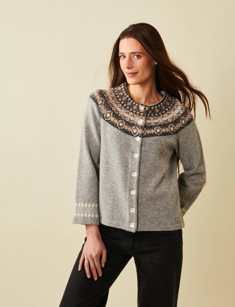 Jumperfabriken Vendela Cardigan - Grey - S