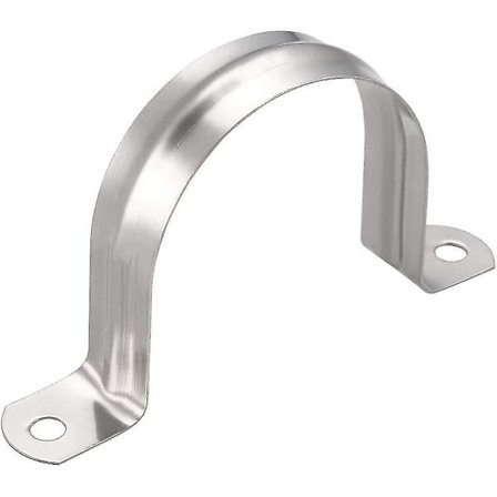 15 kpl 60 mm putken kiinnittimiä, 304 ruostumattomasta teräksestä valmistettu U-muotoinen putken kiinnitin, johdin-, putki- ja kaapeliputken teline (