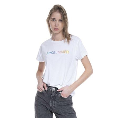 A.p.c. - T-shirts - Vit - Dam - Storlek: M, Dam, Storlek: M