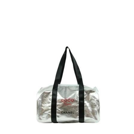 Chanel Vintage Pre-owned Polyester chanel-vskor vit, Dam Vintage Väskor, Dam, Storlek: ONE SIZE