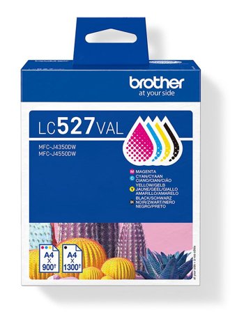 Brother LC527VAL Value pack CMYK, up to 1 x 1 300 + 3 x 900 pages