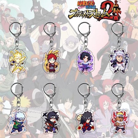 8 kappaletta Anime-avaimenperää, Anime-akryyliavaimenperä, Anime Manga -avaimenperä, Anime Cartoon -avaimenperä, Anime-hahmojen riipukset Avainrengas 