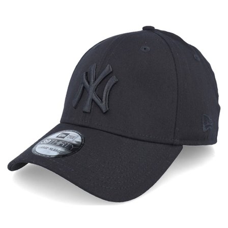 New Era - MLB Black adjustable Czapka Z Daszkiem - New York Yankees Monochrome 39THIRTY Black Flexfit @ Hatstore