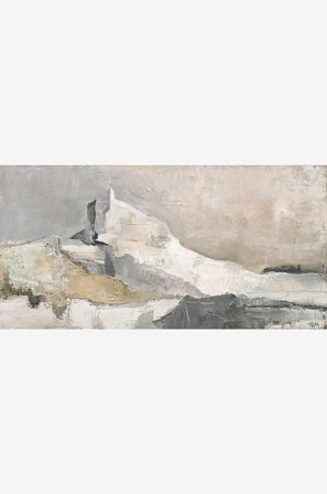 Malerifabrikken - Nordic Shapes / Blandad målning / 140 X70 cm - Grön - Tavlor - 140X70 - Från Homeroom