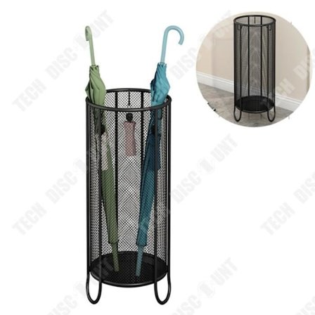 Paraplyställ - TD - 19x49,3cm - Rostfritt stål - Stabil - Fast vattentank