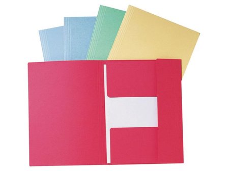 Lyreco Mapp 3-klaff A4 280g blå 50/fp - Lyreco - Kontorsmaterial - Mappar och plastfickor - Mappar övriga