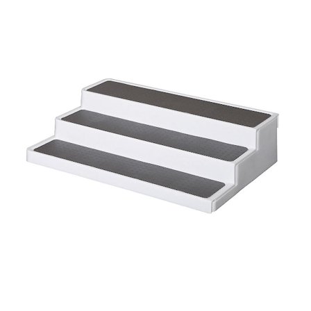 3-tasoinen laajennettava maustehylly, liukumaton hylly keittiön mausteiden järjestämiseen