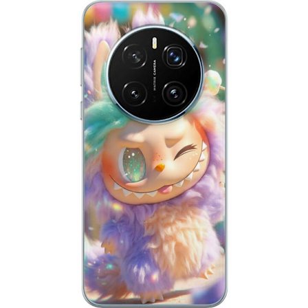 Kompatibelt Mobilskal till Honor Honor Magic7 Pro Söt fantasikaraktär med fluffig päls, pastellfärger och kawaii-stil, lekfull illustration för b