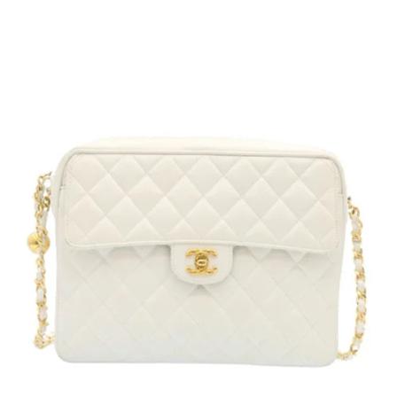 Chanel Vintage Pre-owned Læder chanel-tasker Gul, unisex Vintage Tasker, Størrelse: ONE Size