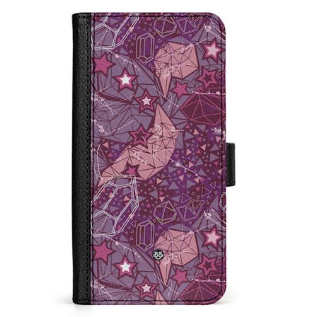 Bjornberry Xiaomi Redmi Note 12 Pro Fodral -Lila Stjärnor