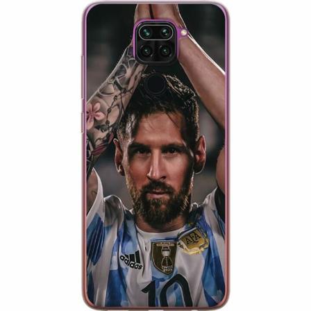 Xiaomi Redmi Note 9 Genomskinligt Skal Messi